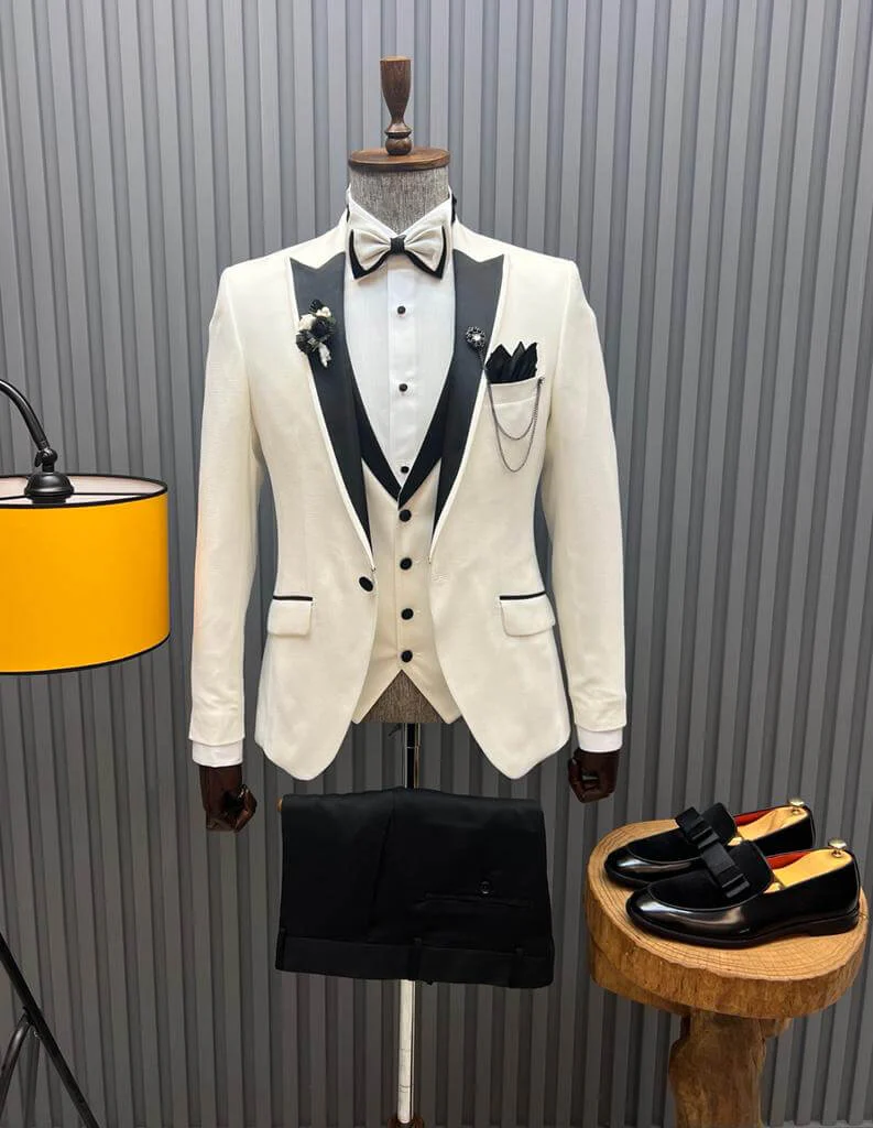 Alps White Tuxedo - Image 3