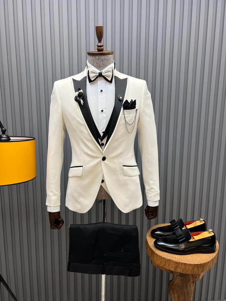 Alps White Tuxedo - Image 5