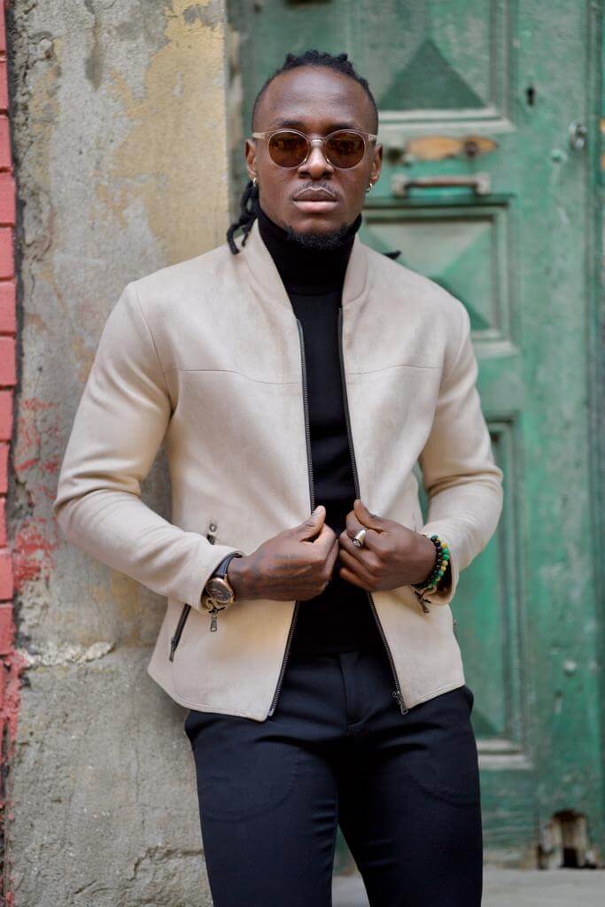 Beige Nubuck Jacket - Image 4