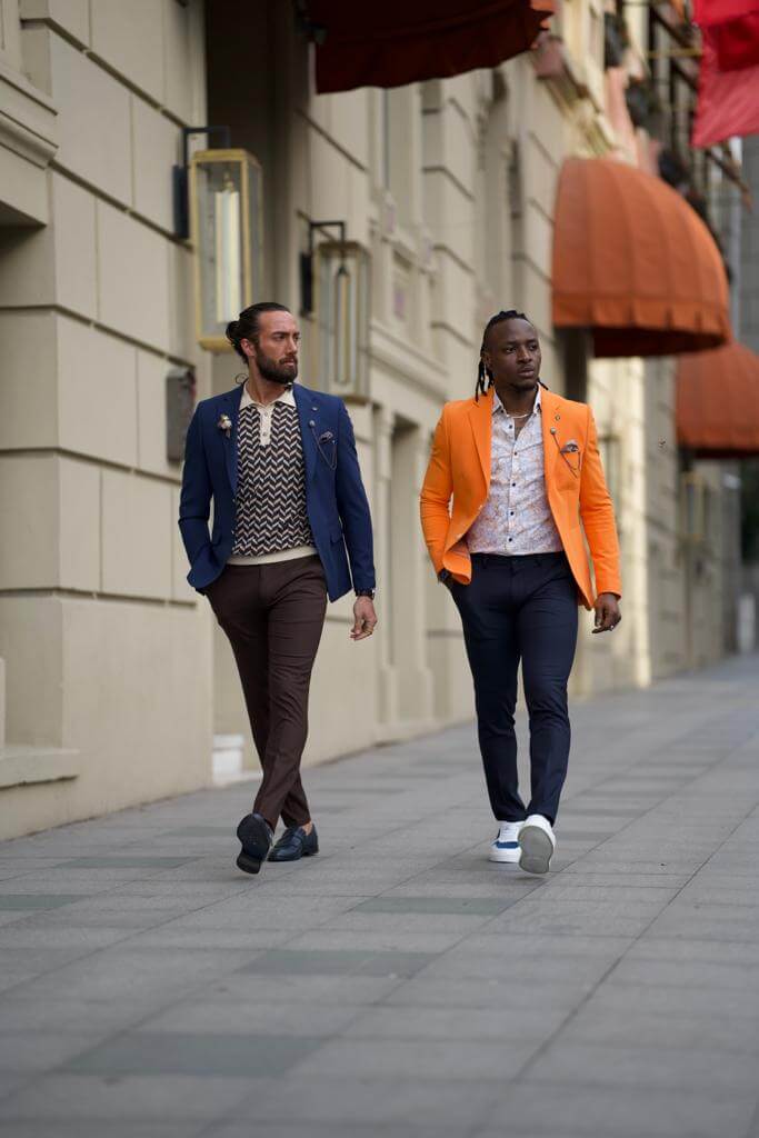 Blue Blazer Jacket - Image 6
