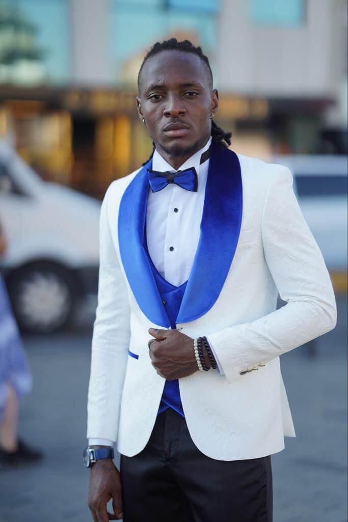 Carey White & Blue Tuxedo - Image 6