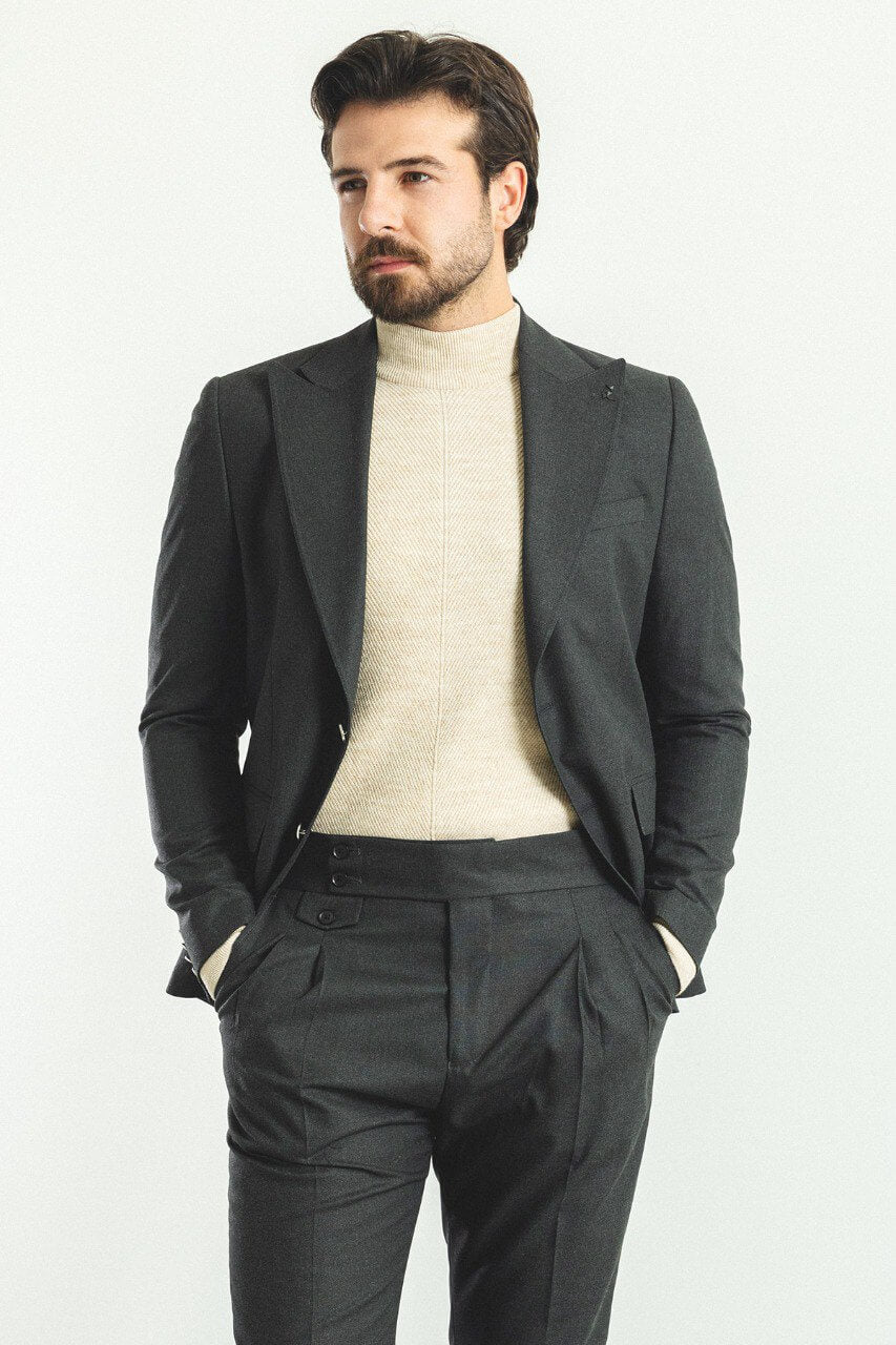 Dark Gray 2-Piece Suit - Image 2
