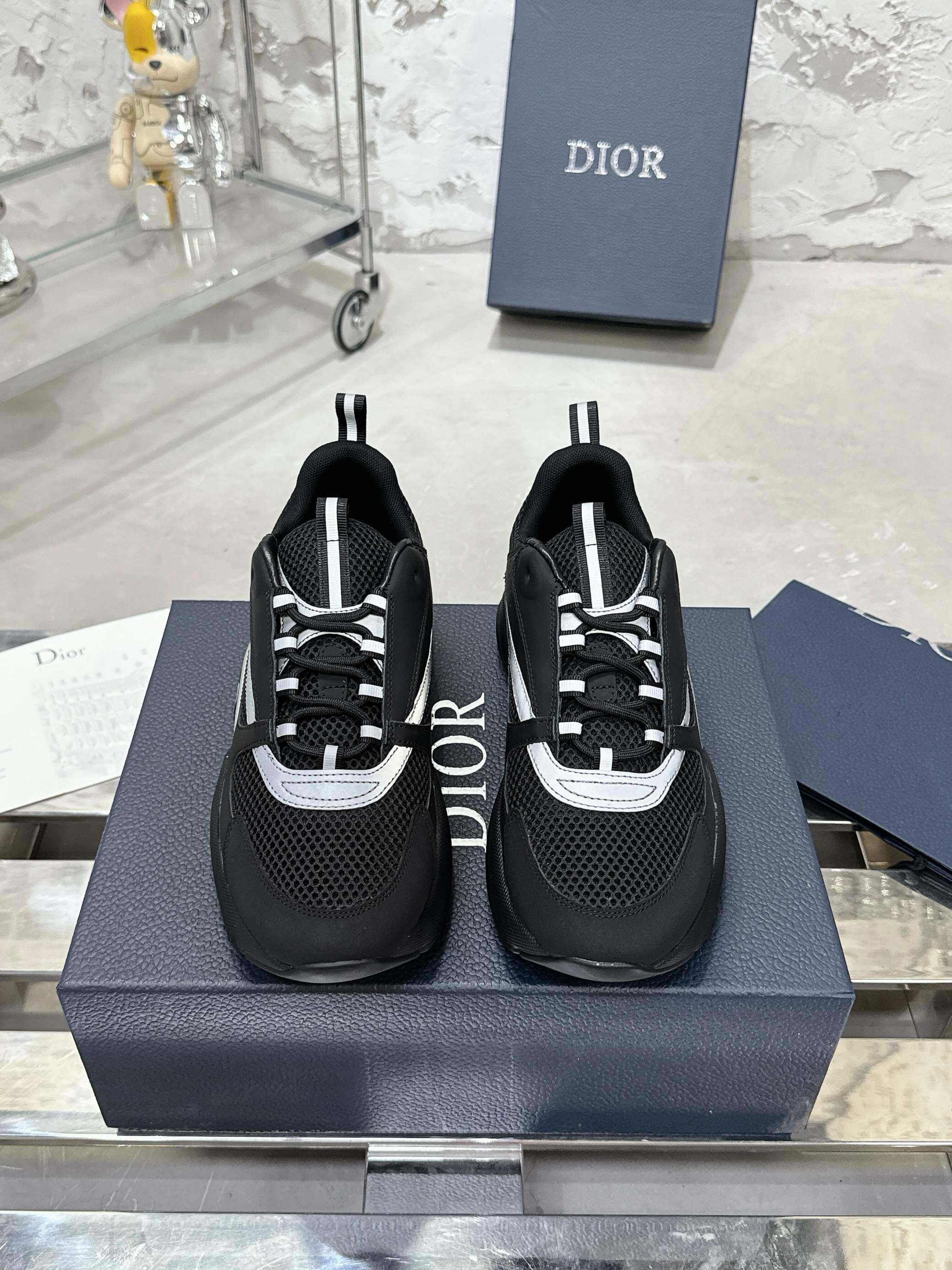Dior B22 Light Blackout Corc Sneaker - Image 9