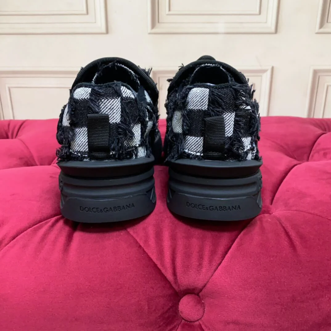 Dior B25 Black & White Checkered Luxe Sneakers - Image 9