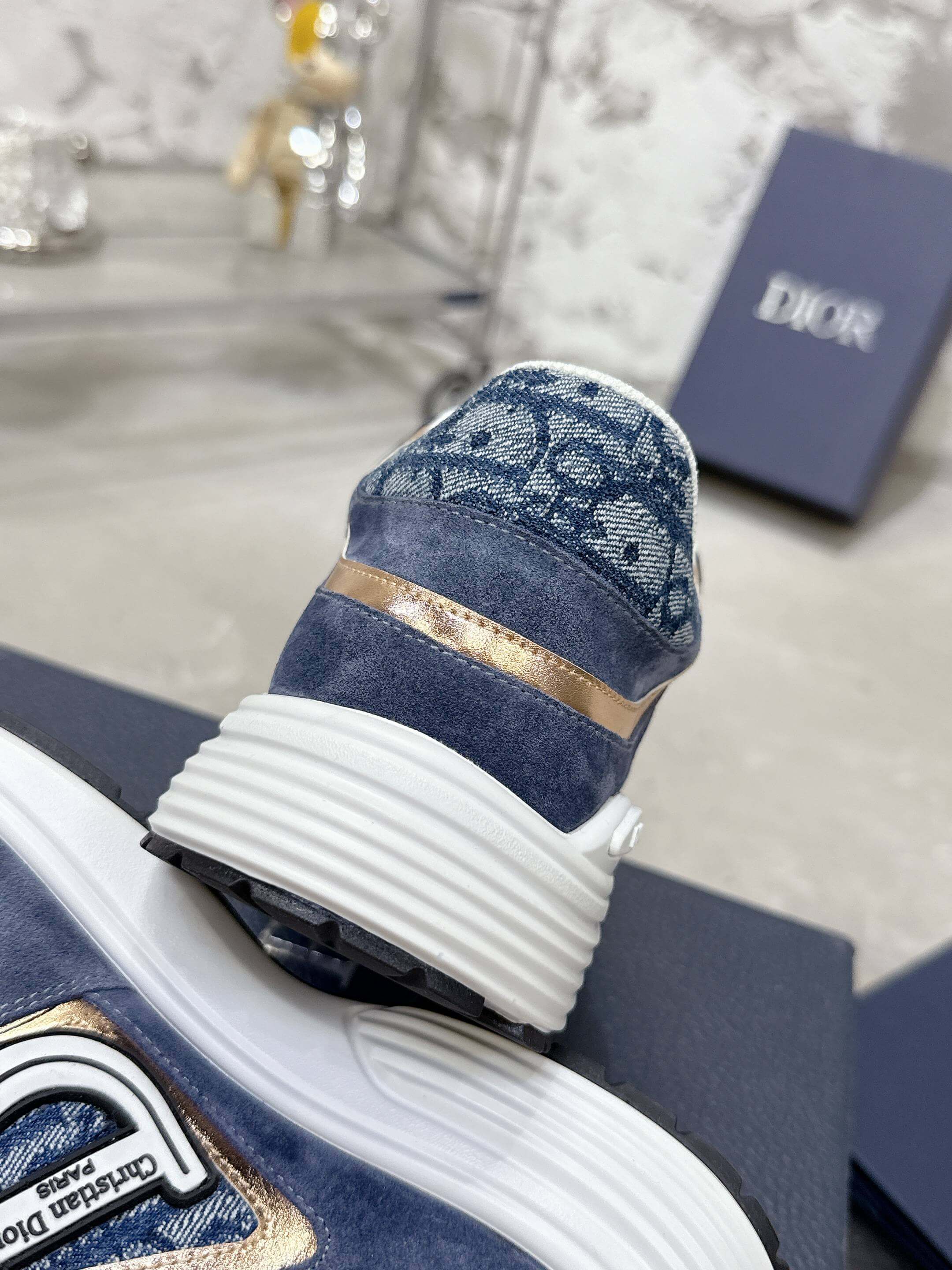 Dior Motion Oblique Retro Runner Blue/White - Image 5