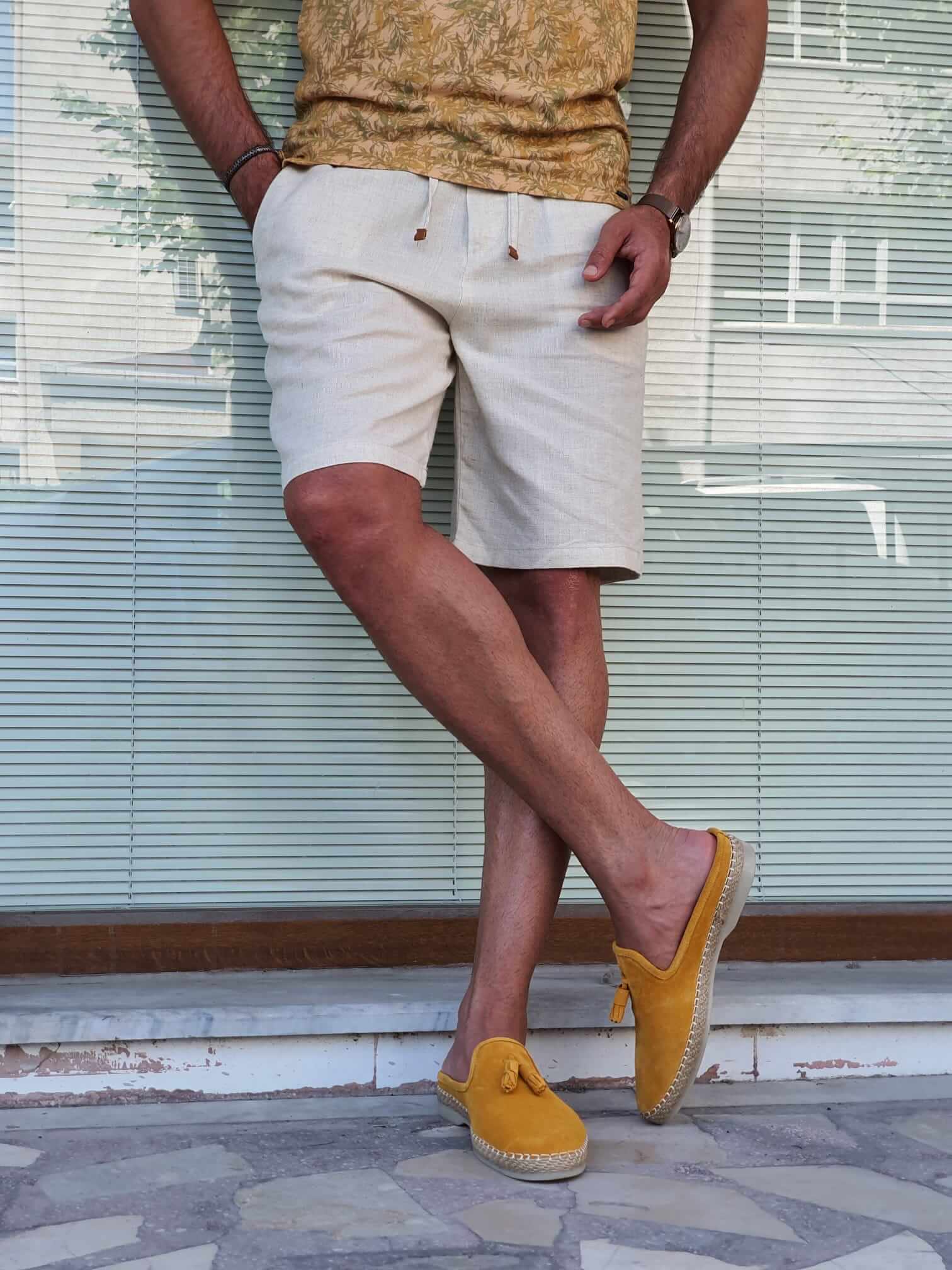 Grava Light Beige Shorts - Image 3