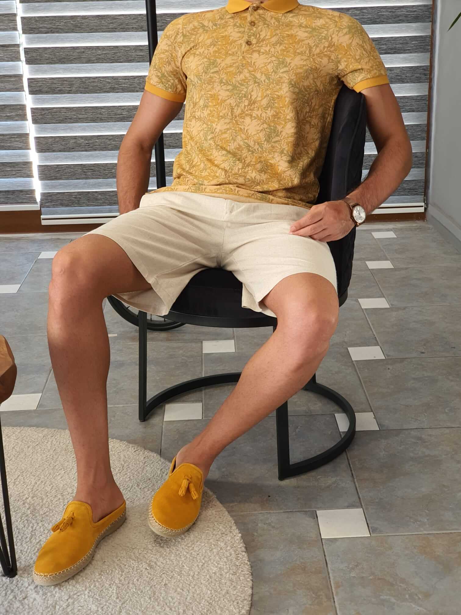 Grava Light Beige Shorts - Image 5