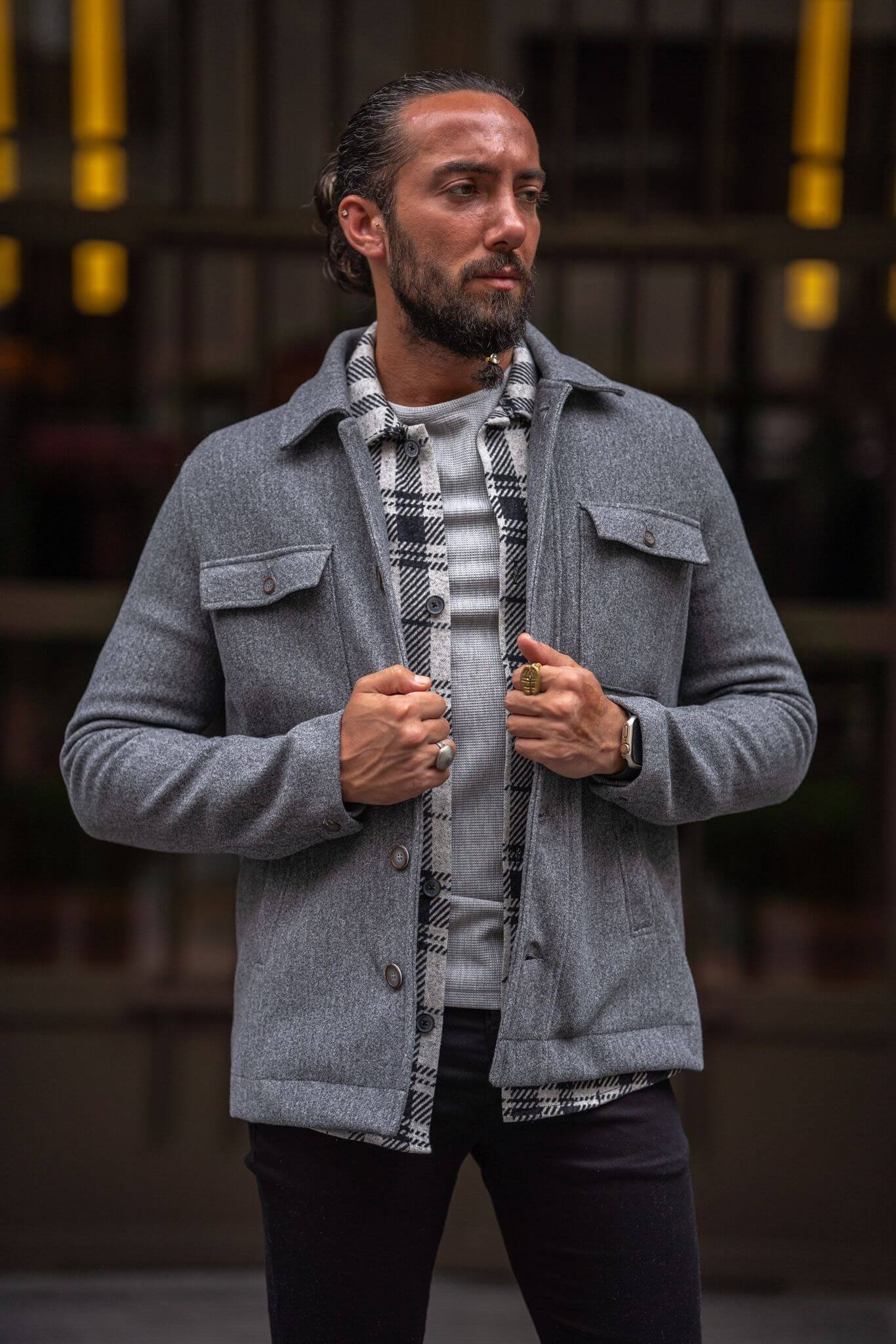 Gray Cachet Coat - Image 2