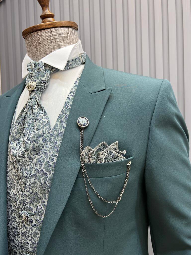 Green Tuxedo Suit - Image 2