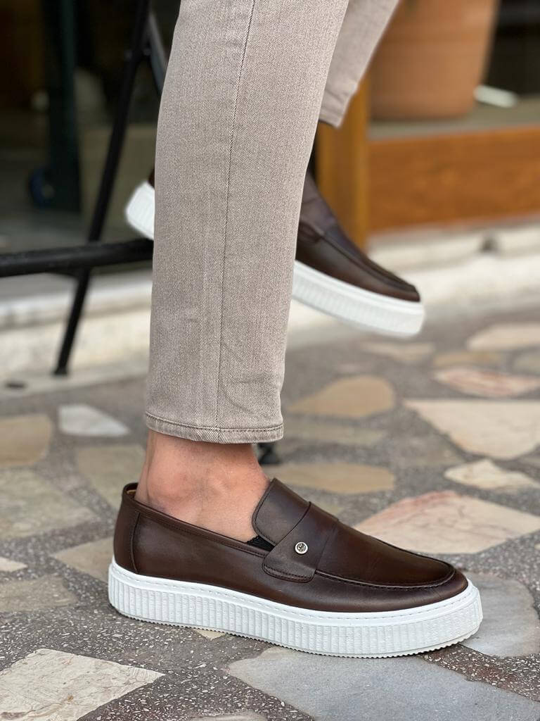 Cavallo Brown Penny Loafers - Image 5