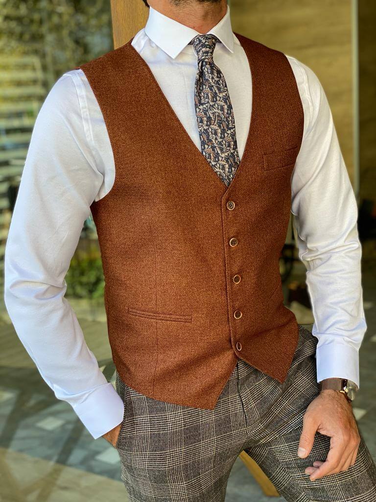 Hollo Brown Waist Coat - Image 7