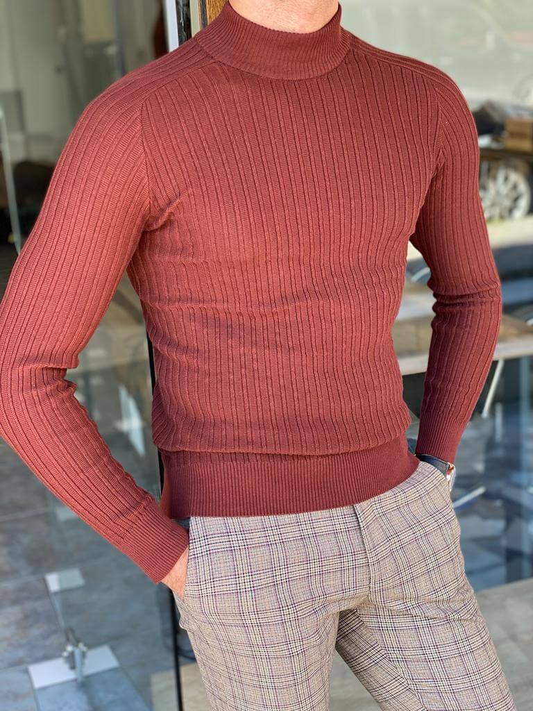 Hollo Half Camel Turtleneck - Image 4