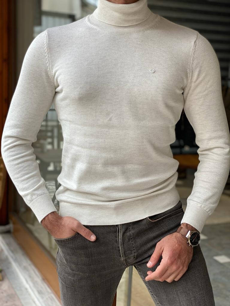 Hollo White Turtleneck - Image 2