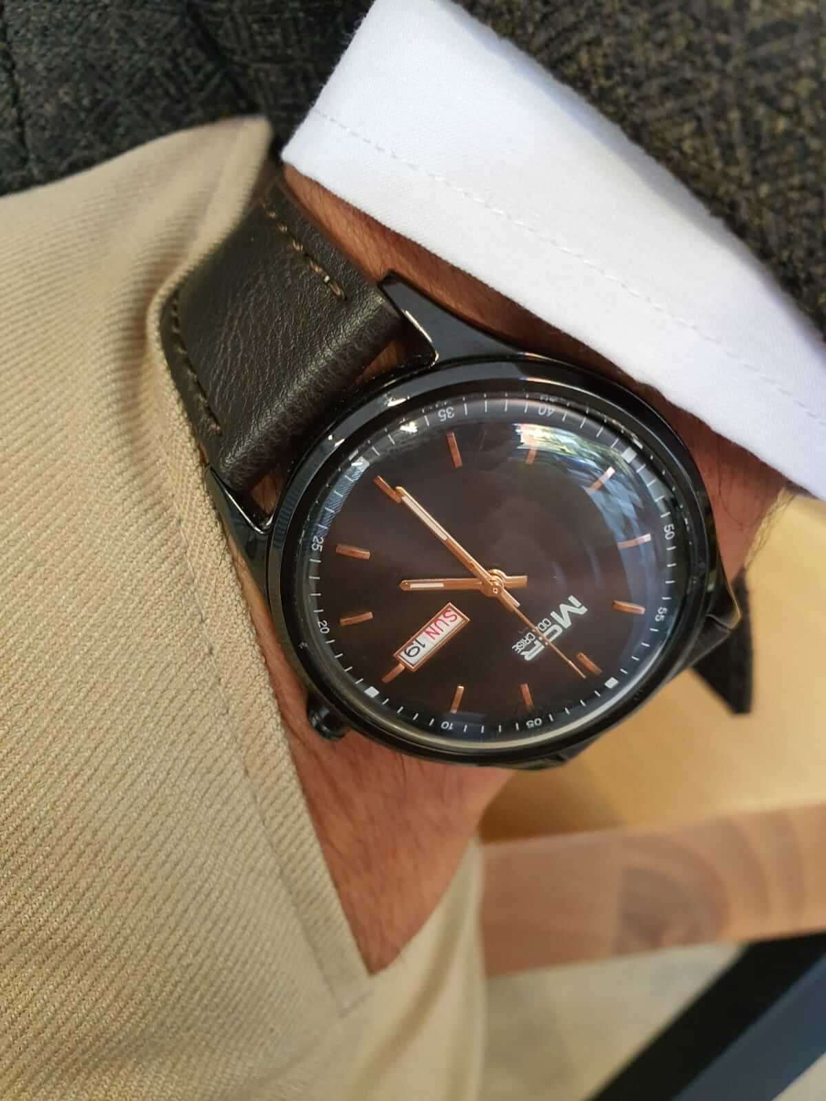 Hollo Brown Automatic Wrist Watch - Image 5