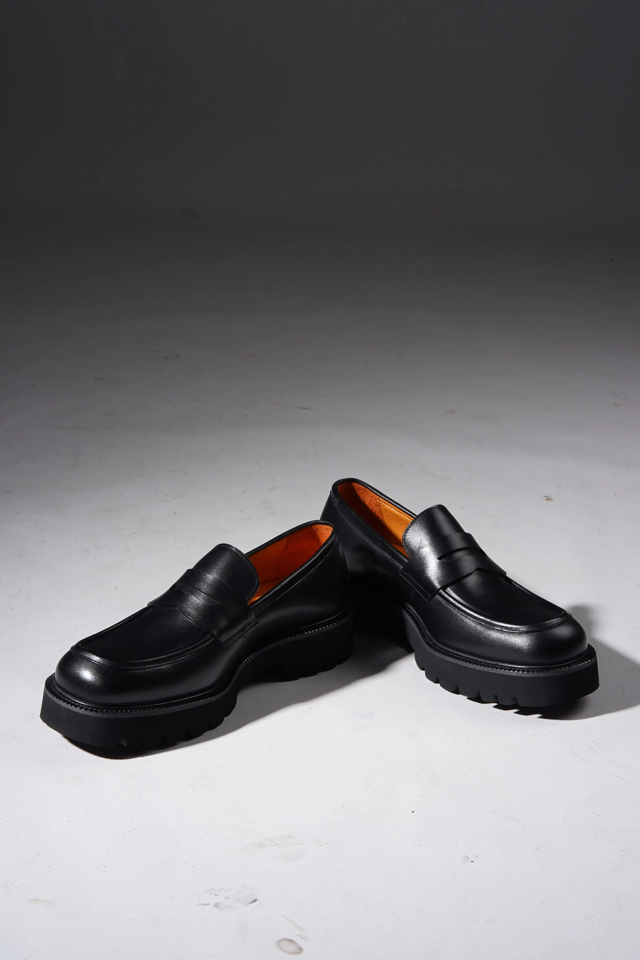 HolloMen Black Penny Loafers. - Image 5