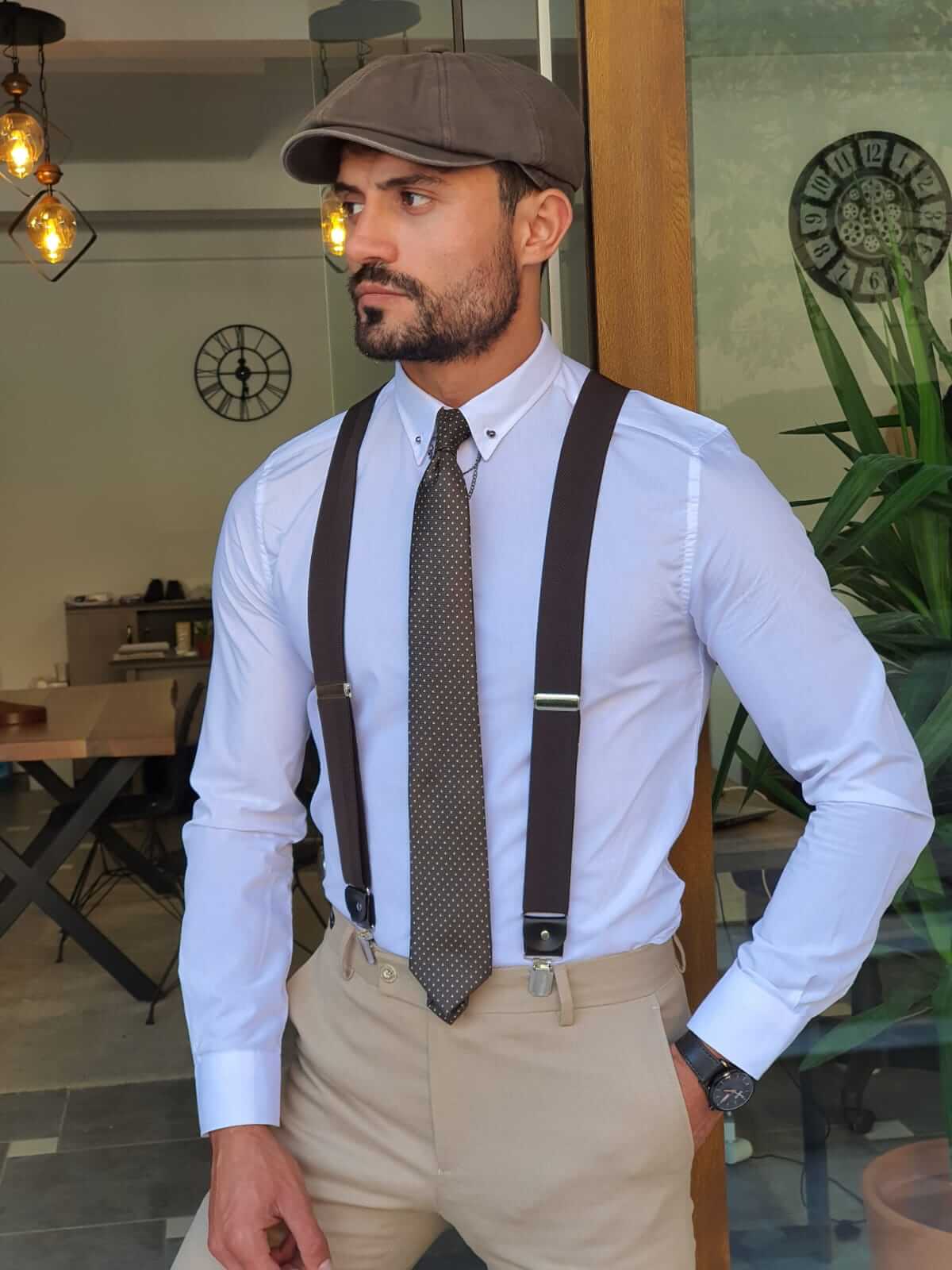 HolloMen BROWN SUSPENDERS - Image 4