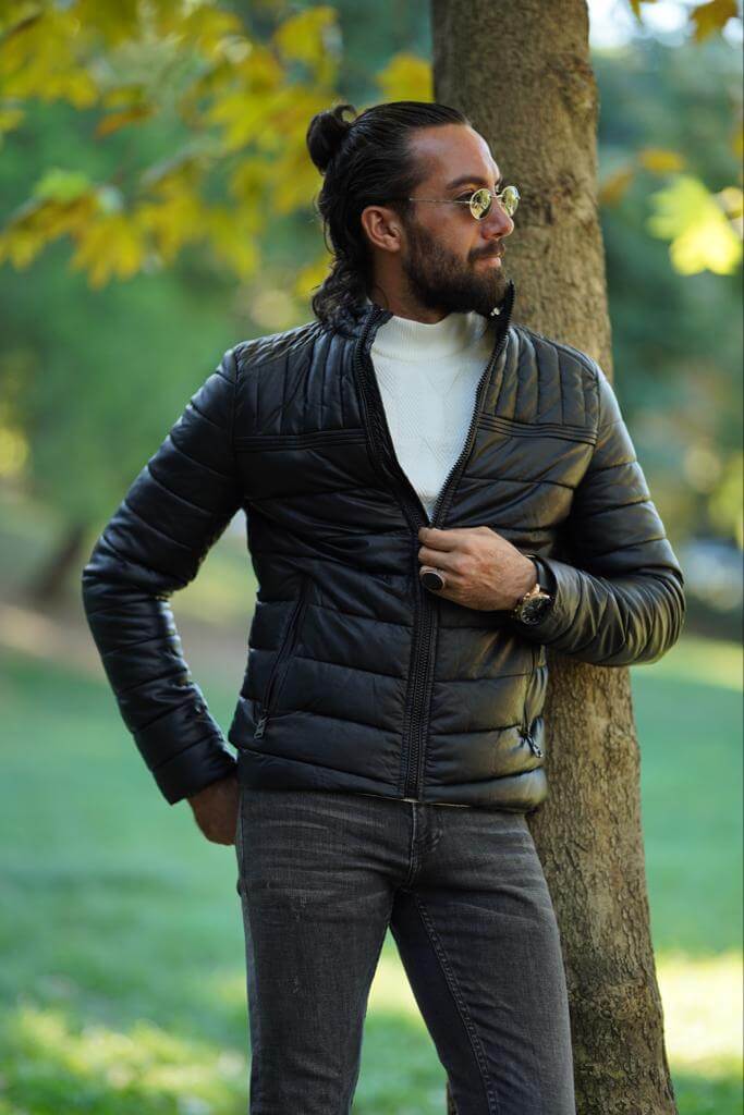 HolloMen Leather Jacket ( 2 Colors ) - Image 7