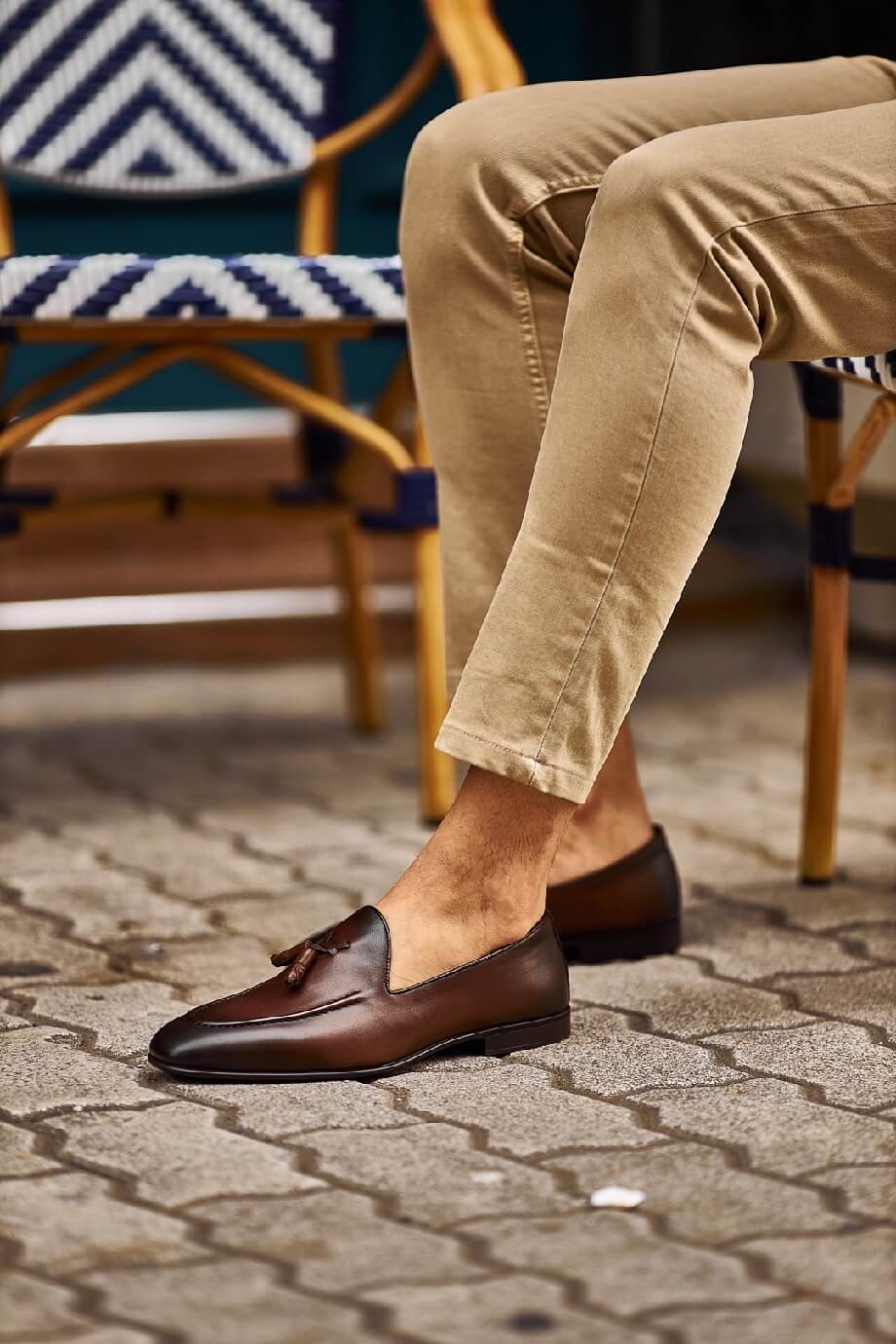 Kenk Brown Tassel Loafers - Image 4