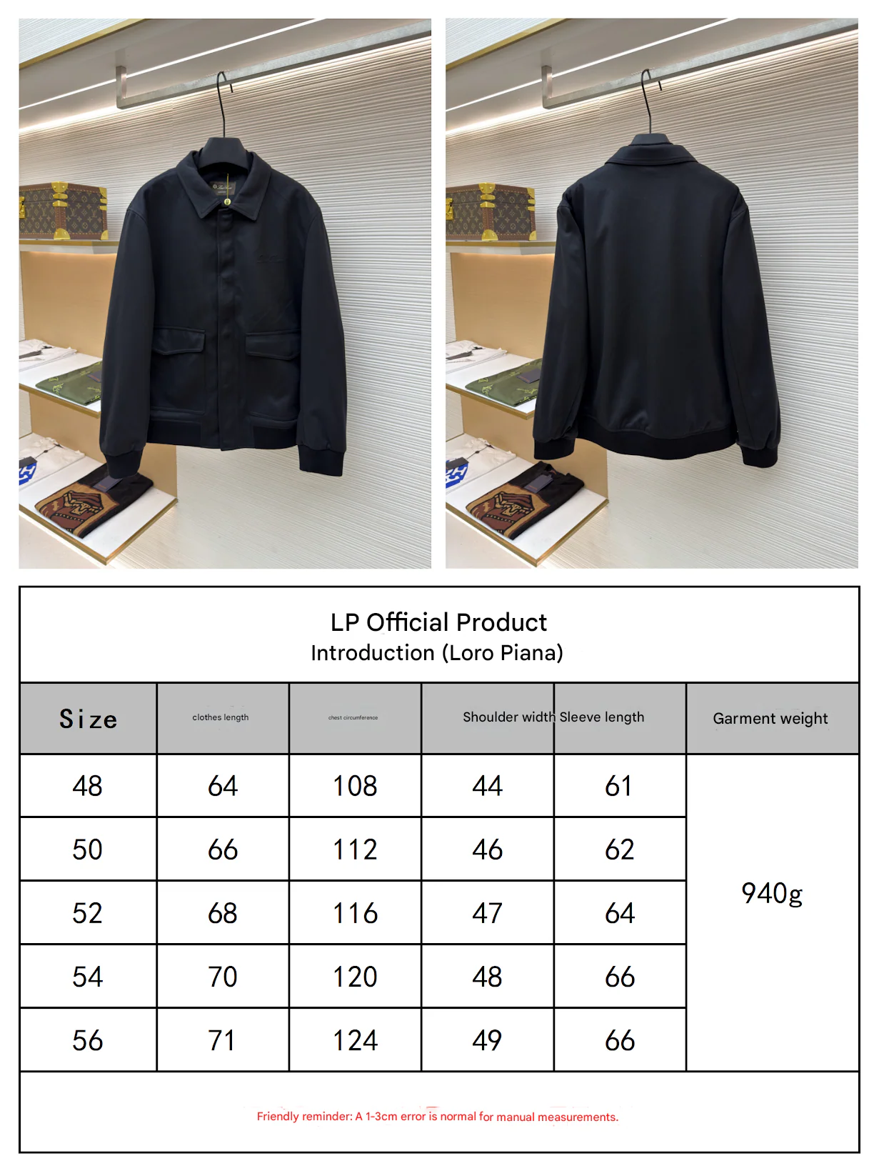Loro Piana Pocket Stand Collar Cashmere Jacket- Black - Image 12