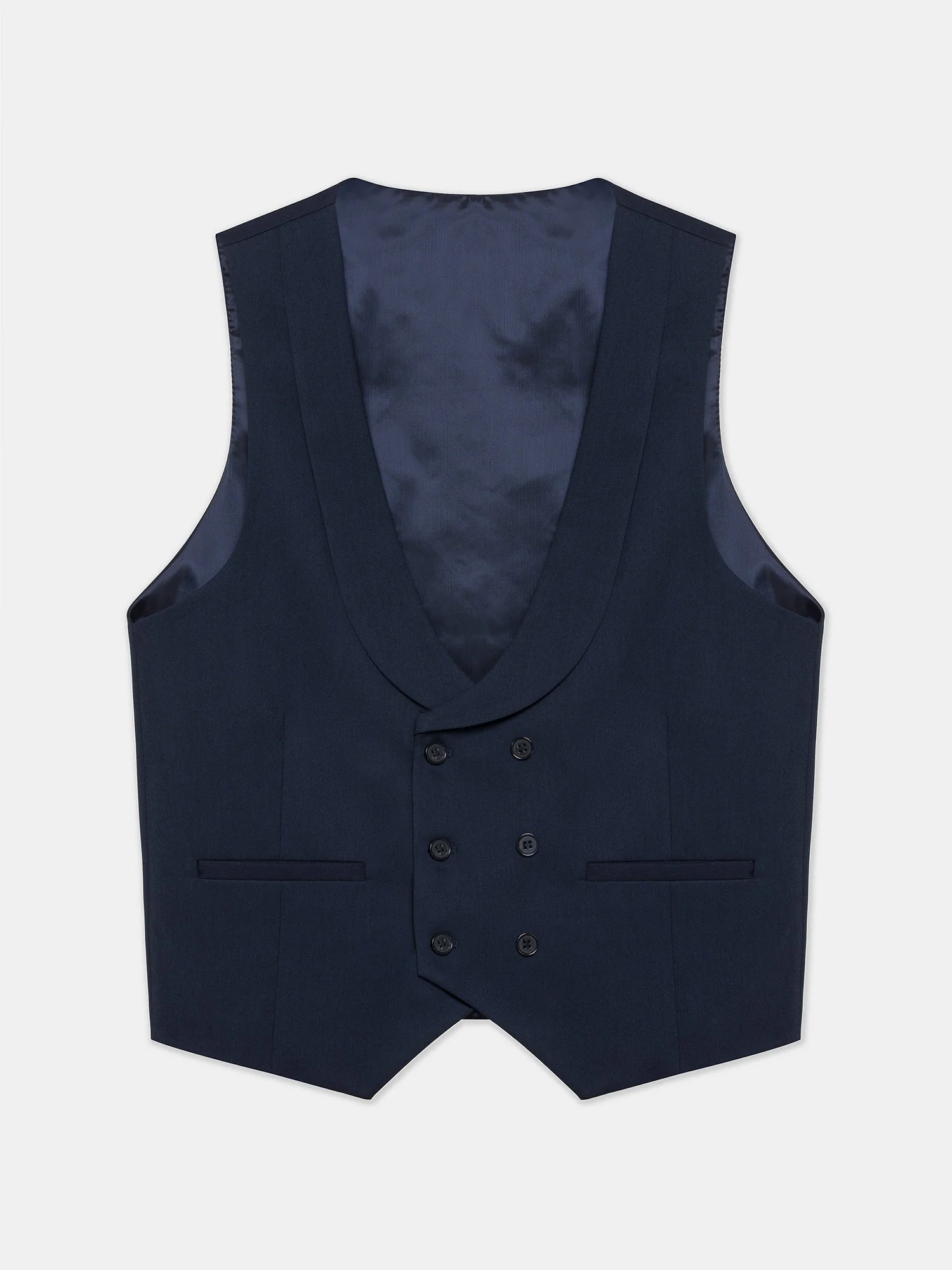 Men’s Formal Navy Modern-Fit 3-Piece Suit. - Image 11
