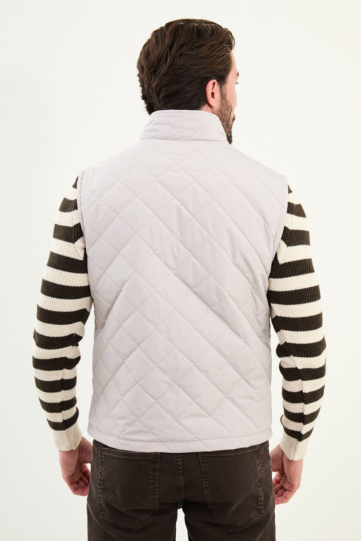 Men’s Light Gray Vest - Image 4