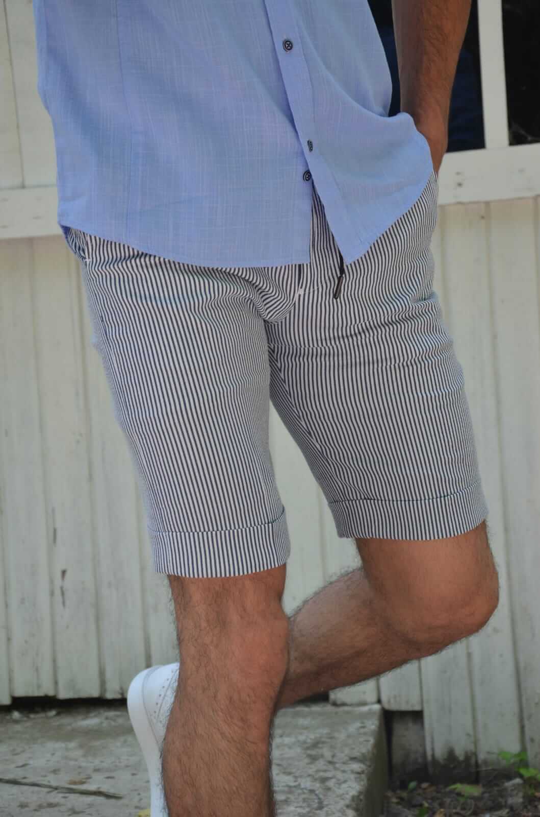 NAVY BLUE SHORTS - Image 4