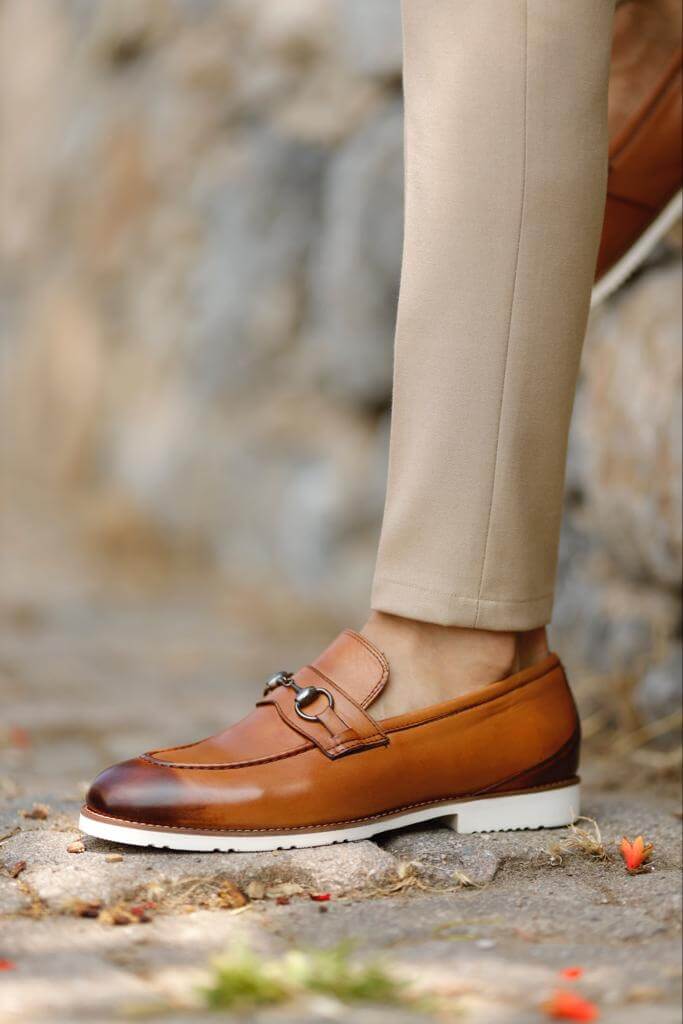 Ottawa Brown Patent Leather Loafer - Image 3