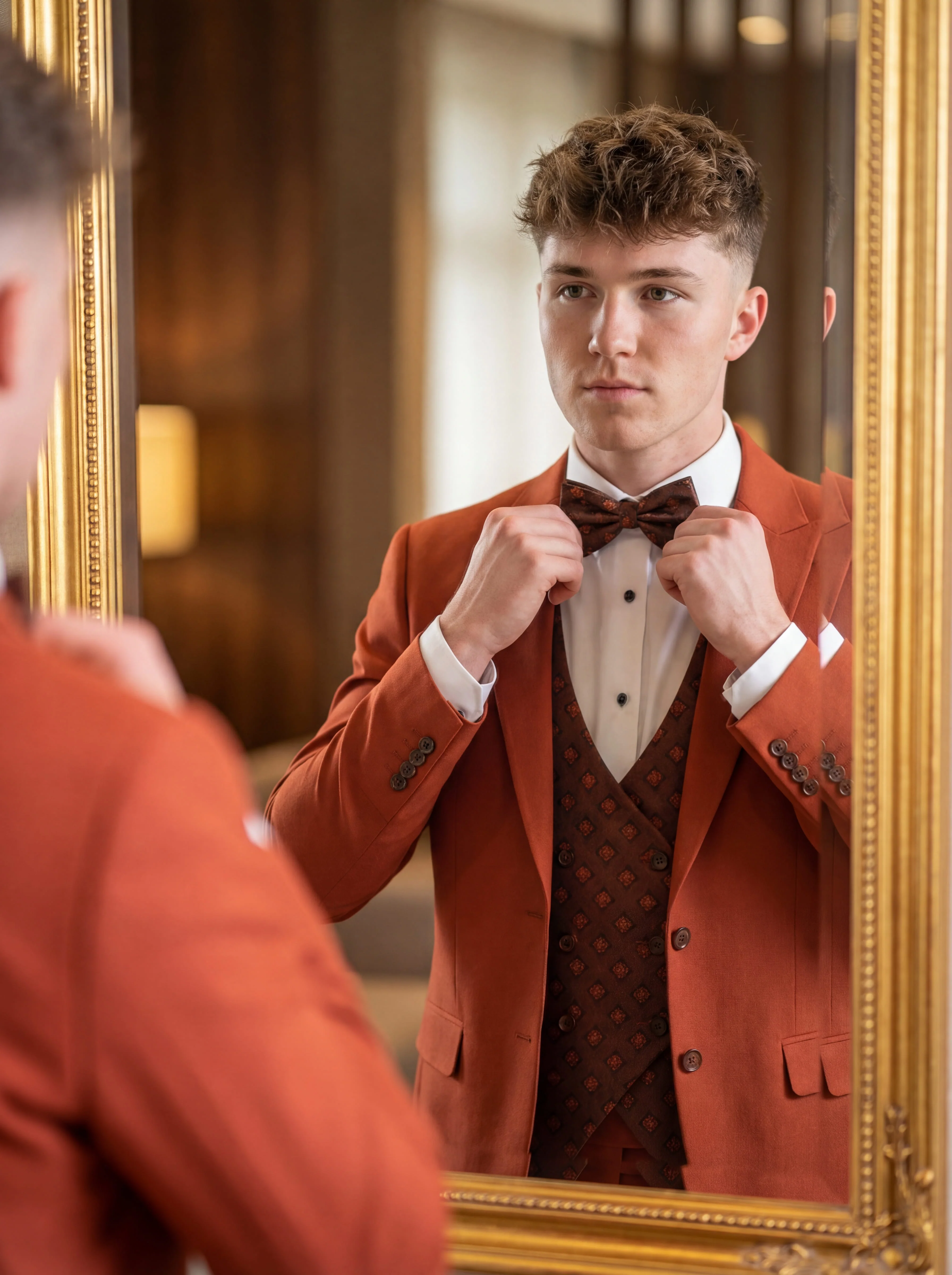 Prom Mosaic Tile Collar Tuxedo - Image 4