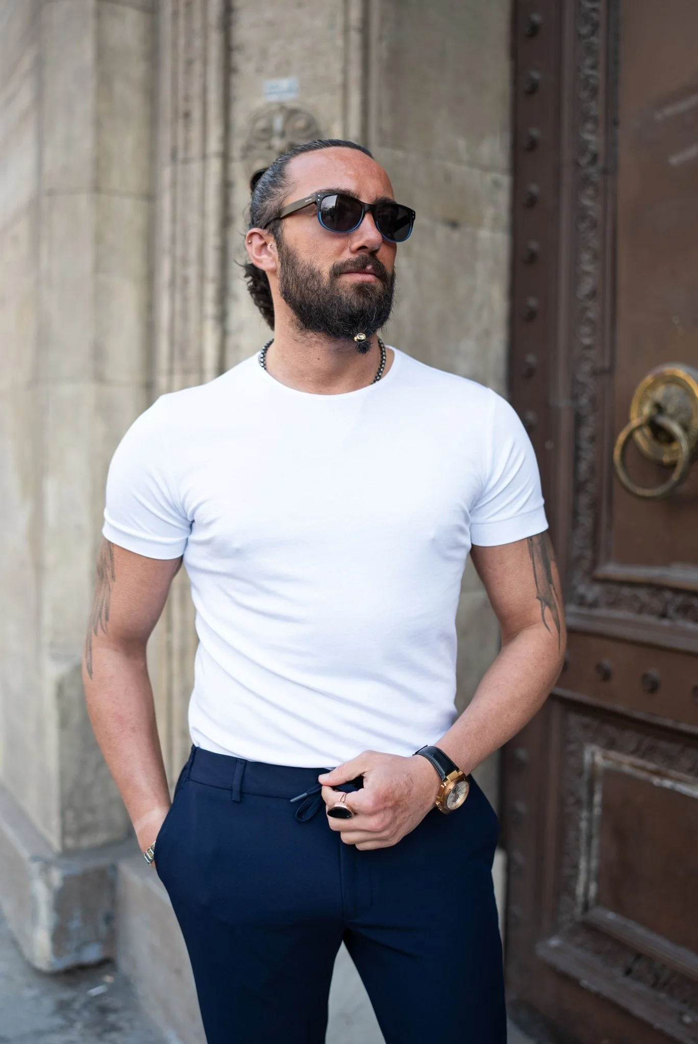 Pure Elegance Crewneck T-Shirt - Image 3