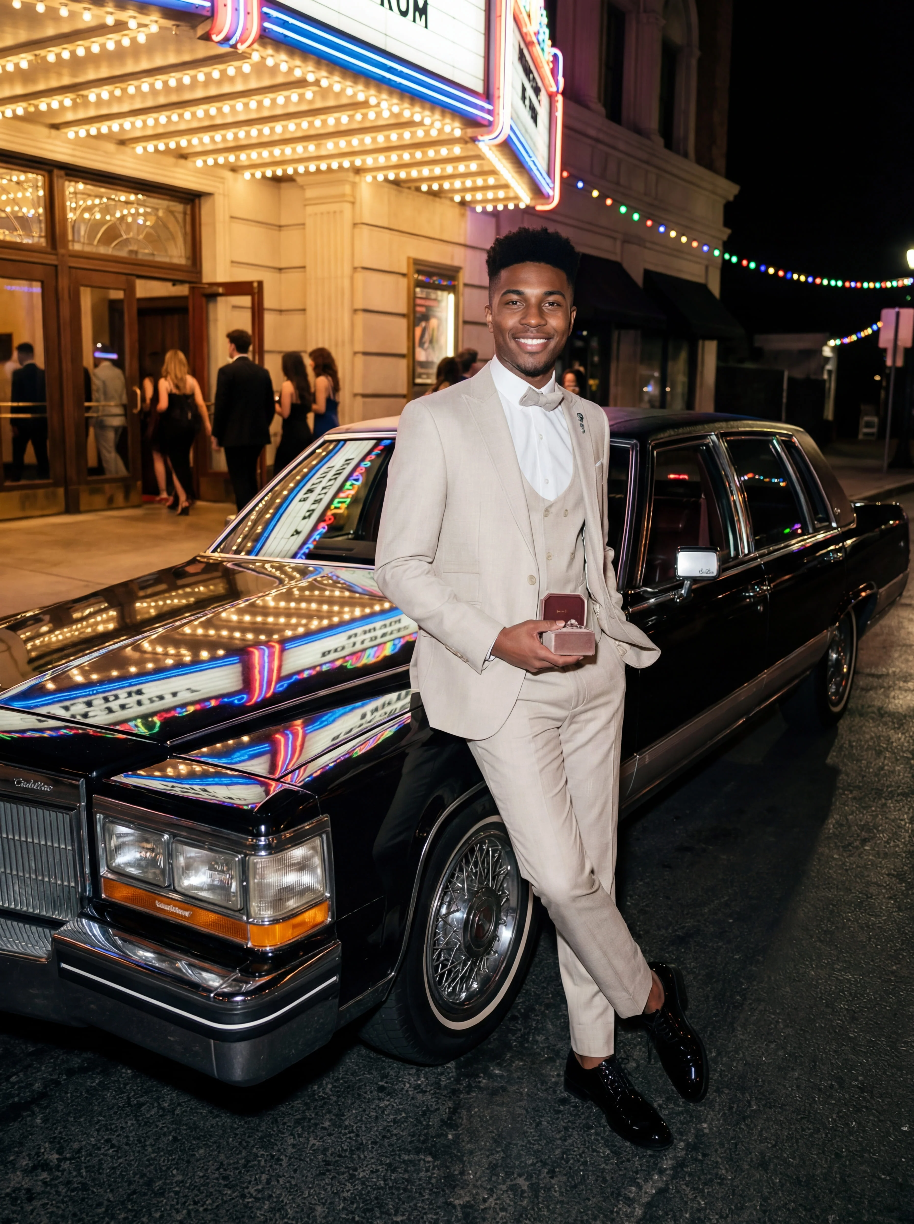 Ravishing Beige Teen Prom Tuxedo - Image 3