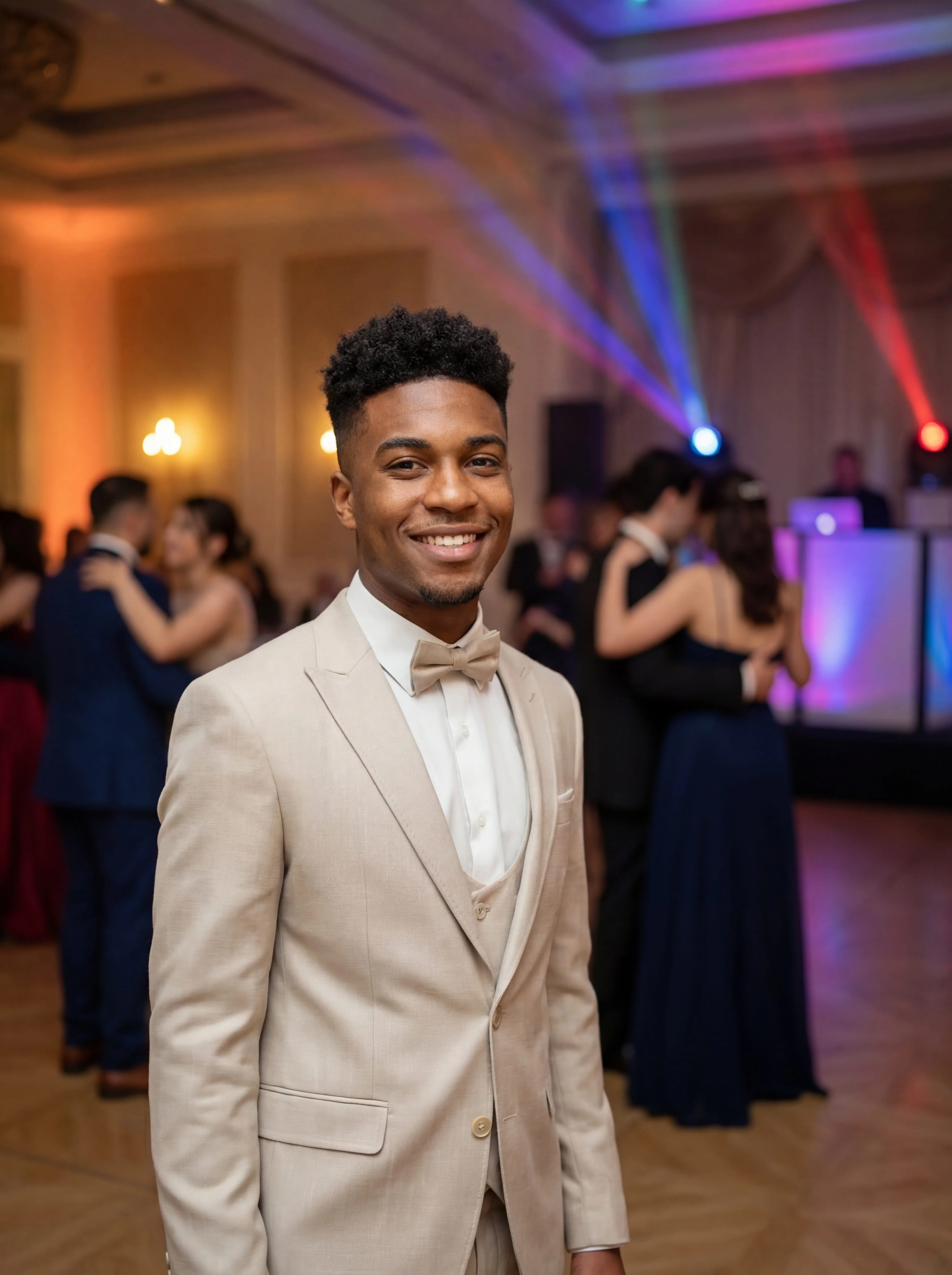 Ravishing Beige Teen Prom Tuxedo - Image 5