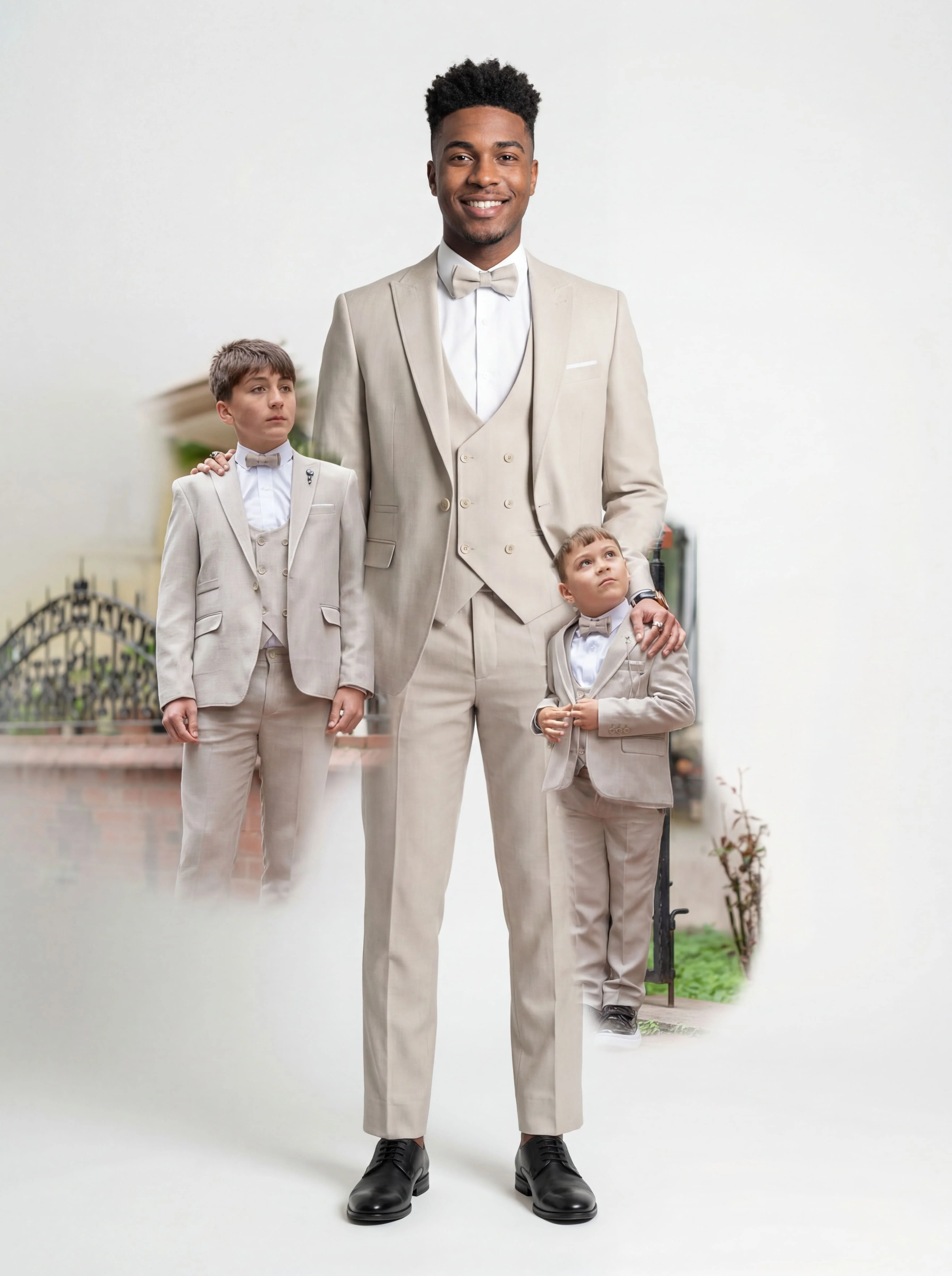 Ravishing Beige Teen Prom Tuxedo - Image 6