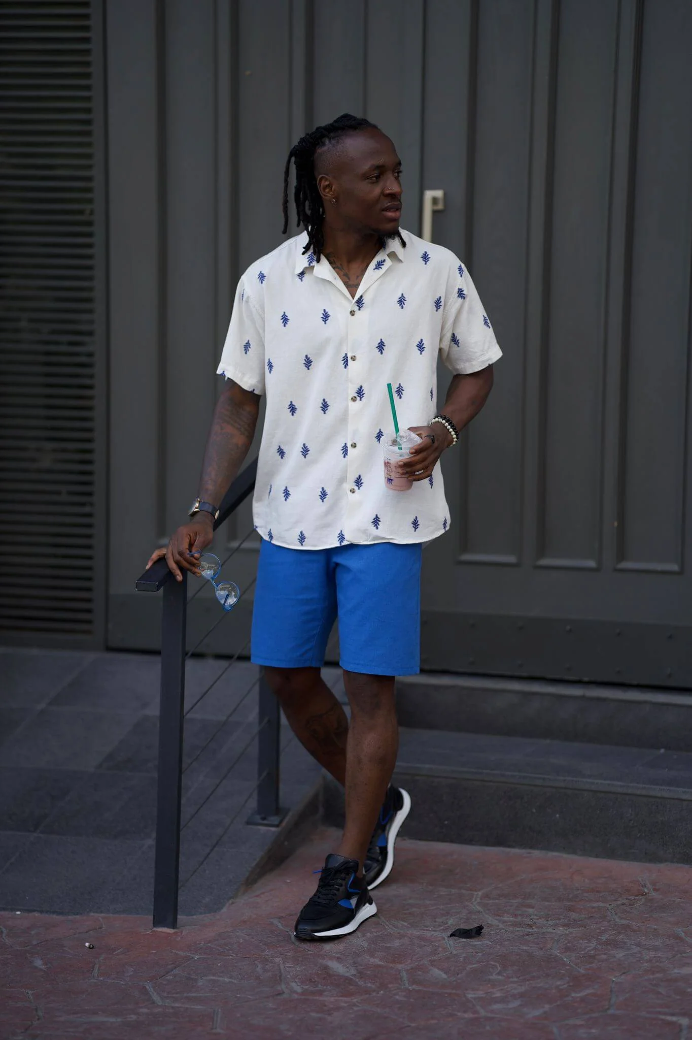 Sax Cotton Shorts - Image 3