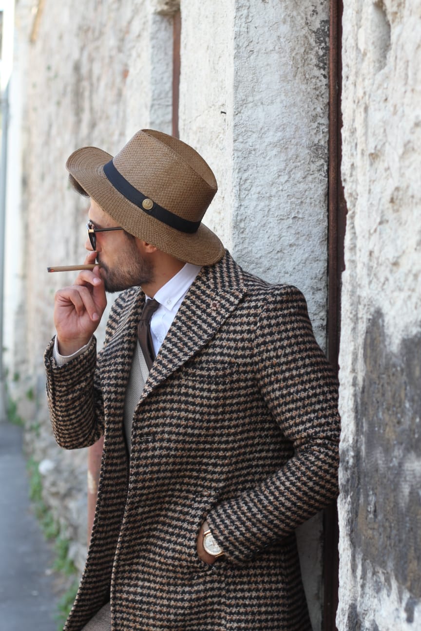 SLIM-FIT CAMEL WOOL COAT - Image 5