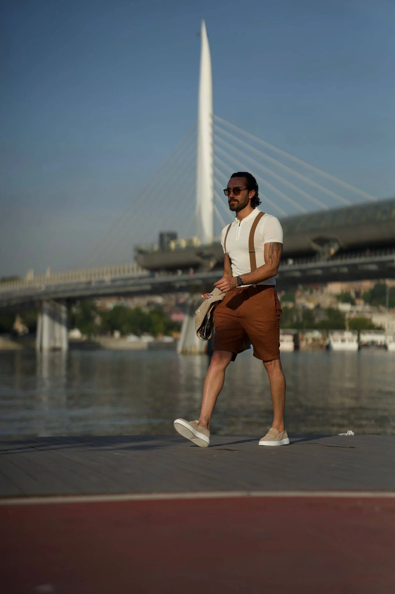 Striped White T-Shirt - Image 5