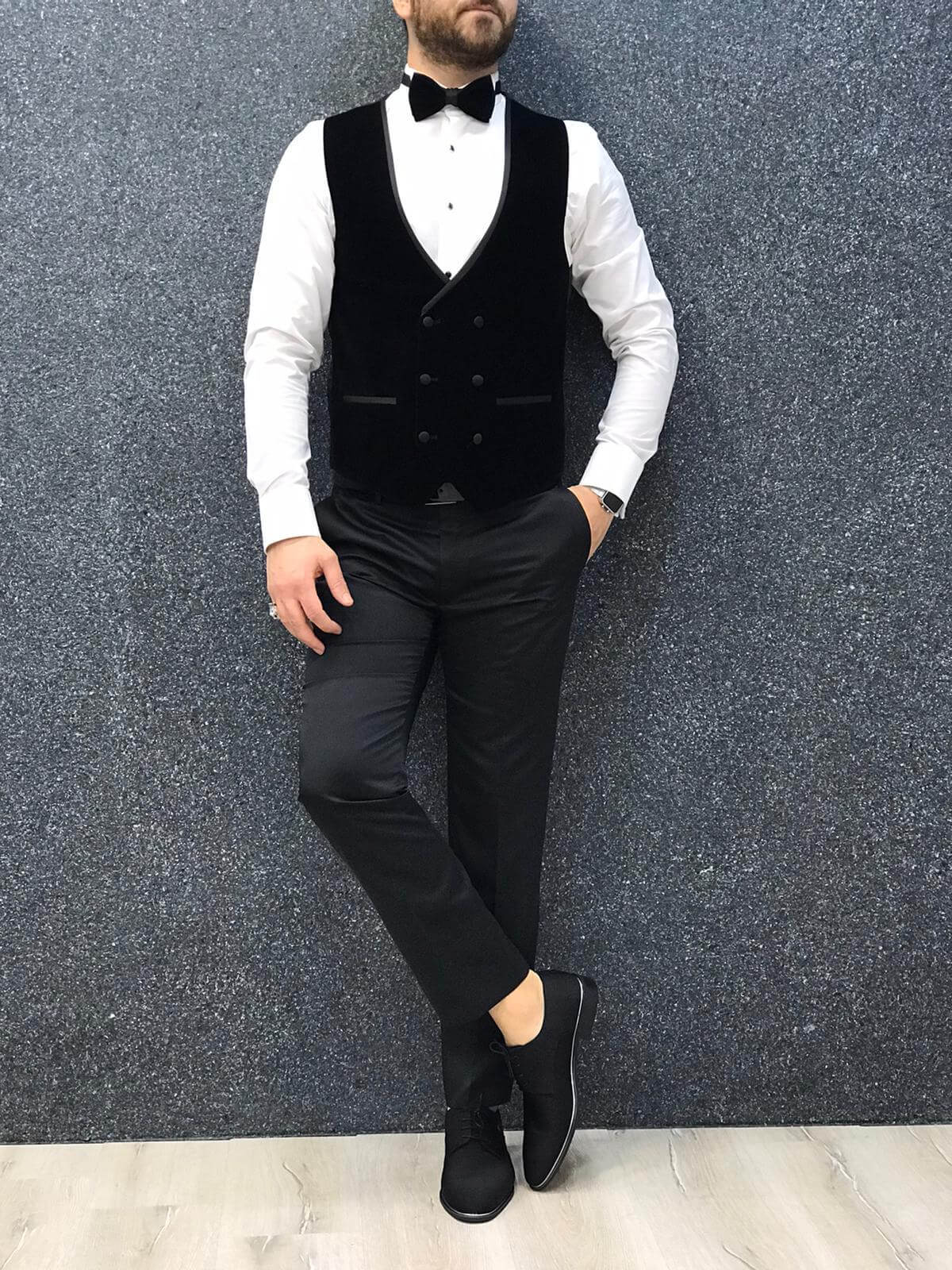 TROPEZ WHITE VELVET COLLAR TUXEDO - Image 6