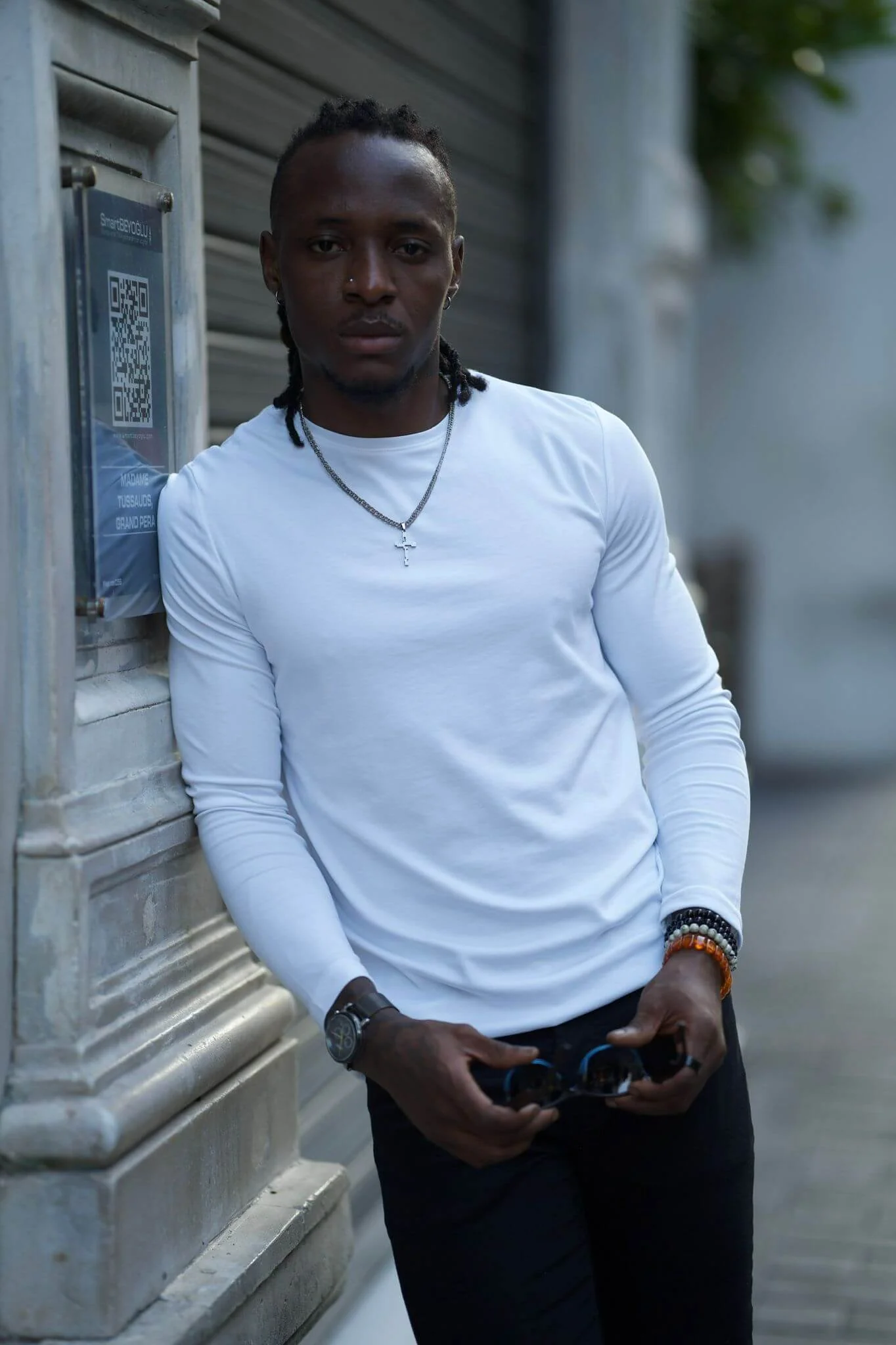 White Combed Crewneck - Image 4