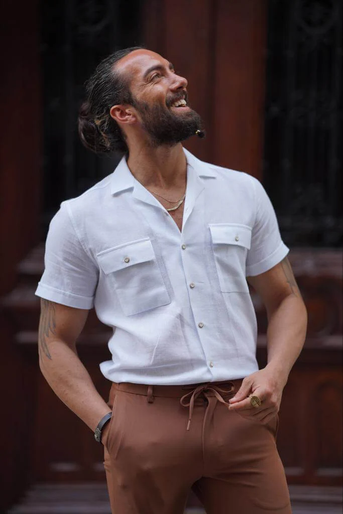 White Linen Shirt - Image 5