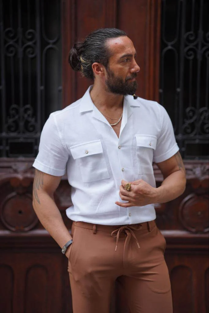White Linen Shirt - Image 6
