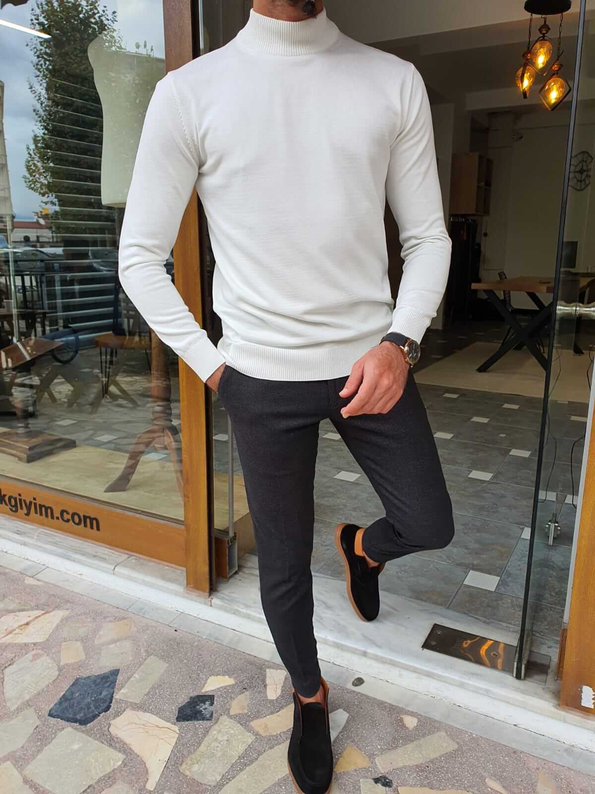 White Turtleneck - Image 3