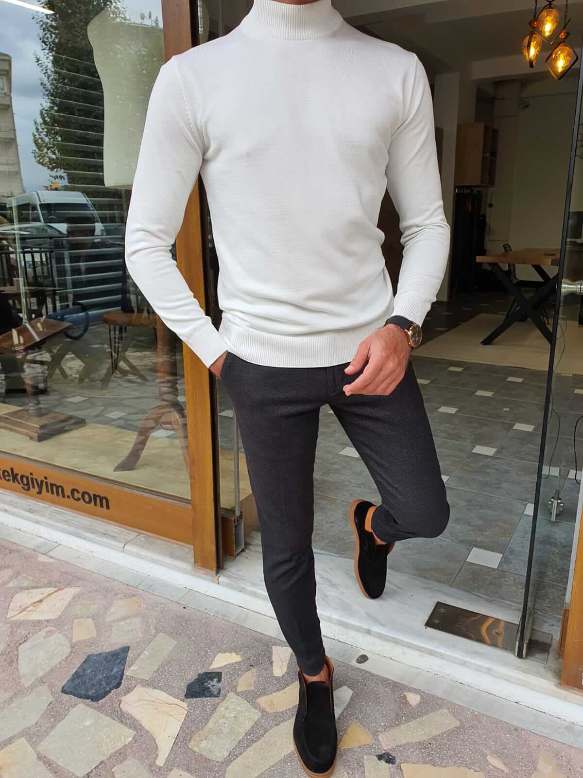 White Turtleneck - Image 4