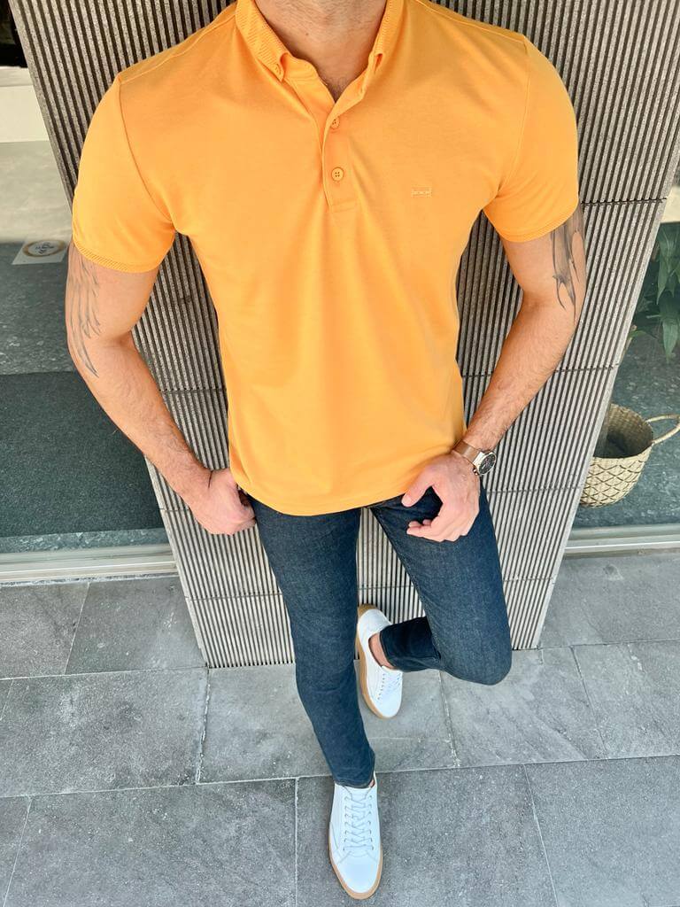 Yellow Polo T-Shirt - Image 4