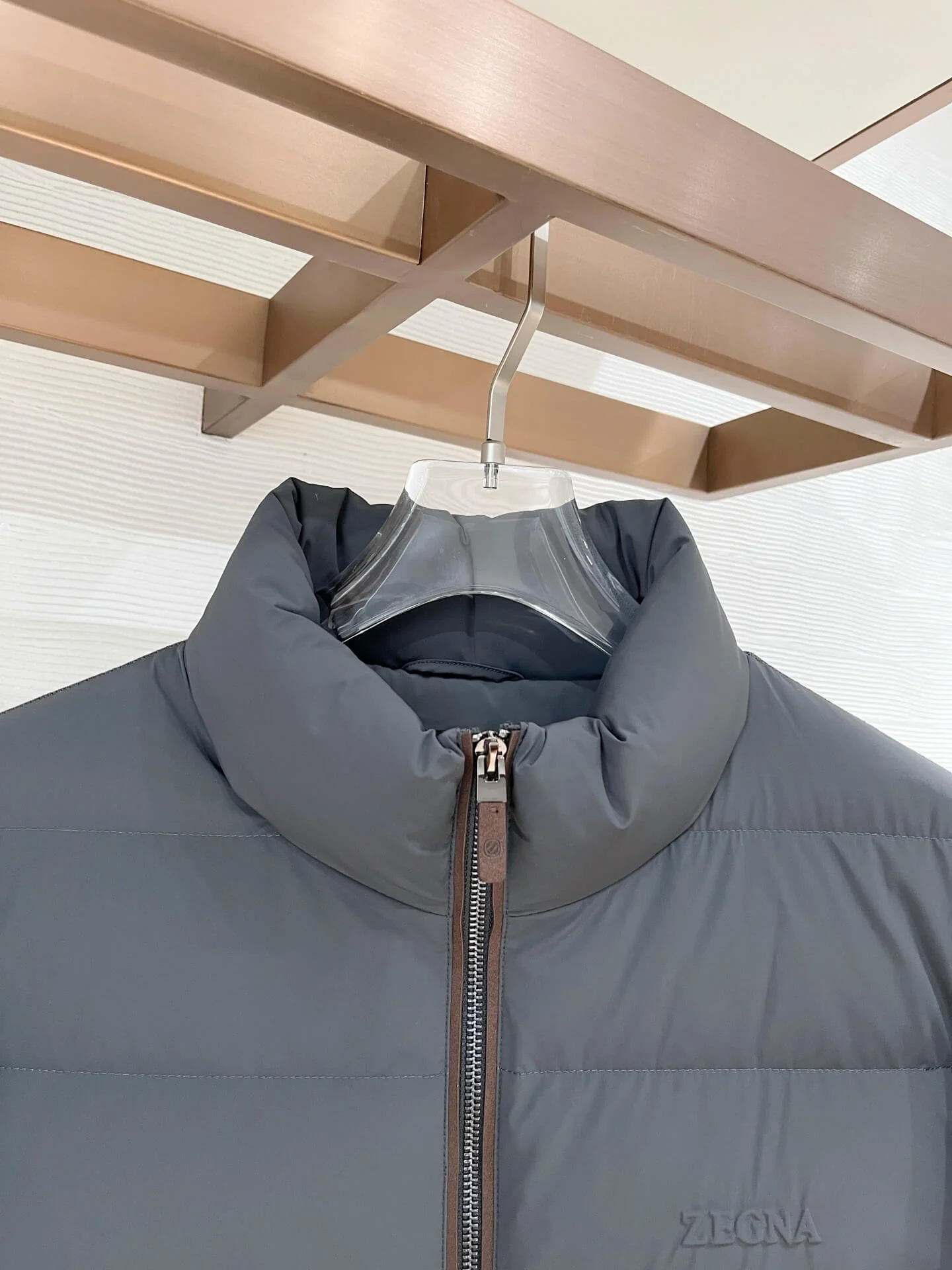 Zenga Ermenegildo Men's Down Jacket- Gray - Image 3