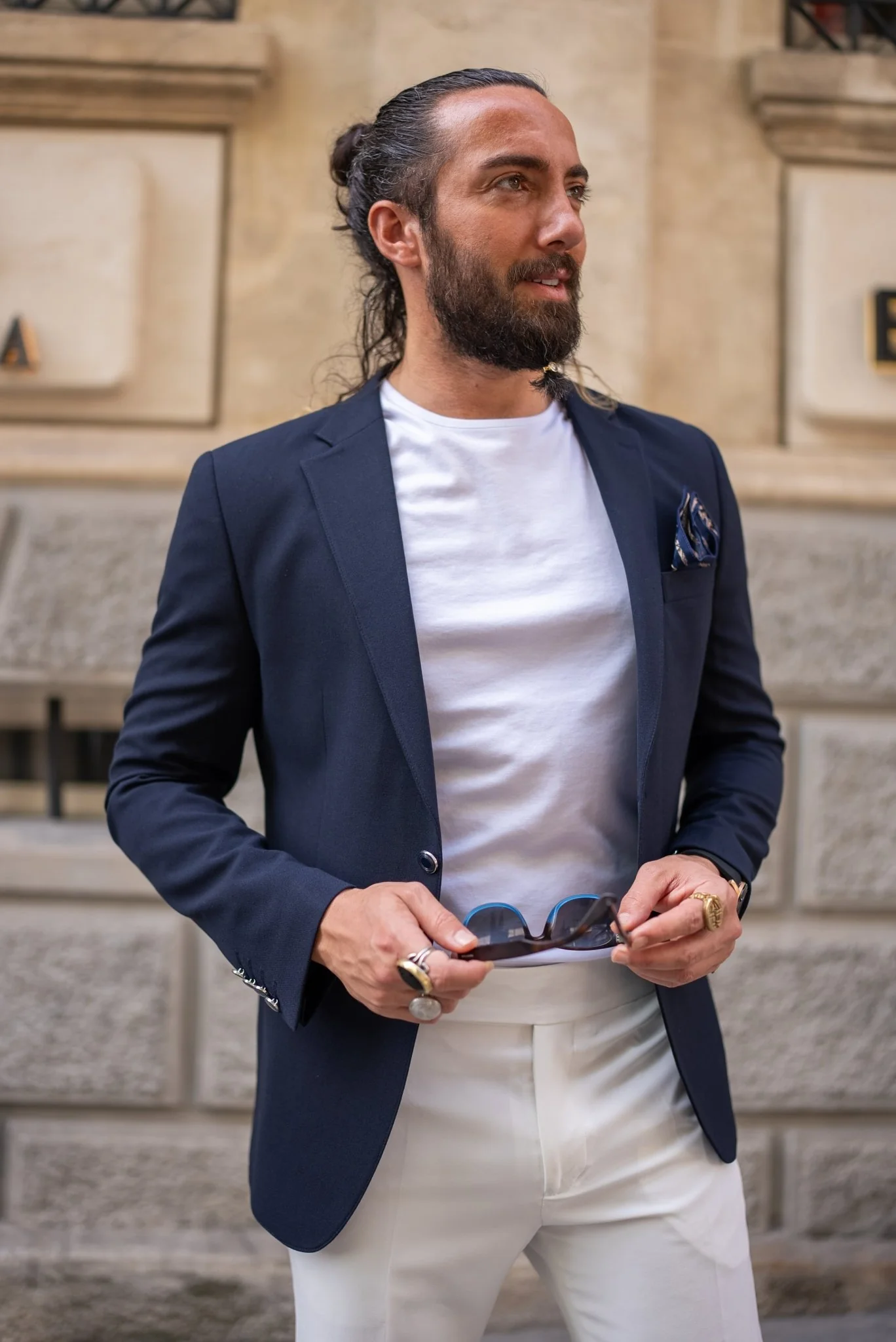 Zion Navy Blue Jacket - Image 4