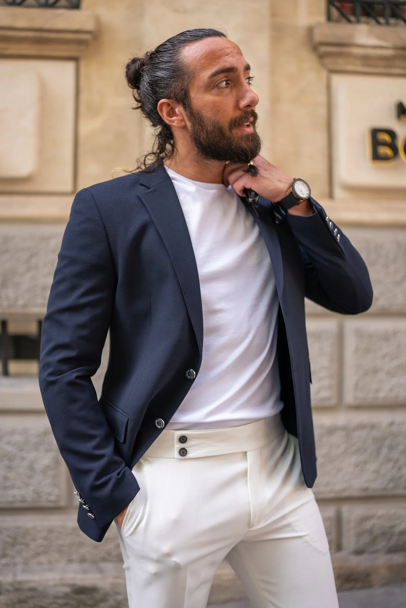 Zion Navy Blue Jacket - Image 5